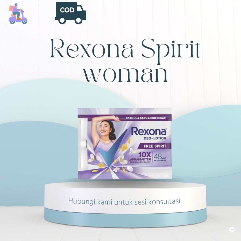 Jual Rexona Deo-lotion Free Spirit Sachet 1 Renteng Isi 12 Sachet X 9g ...