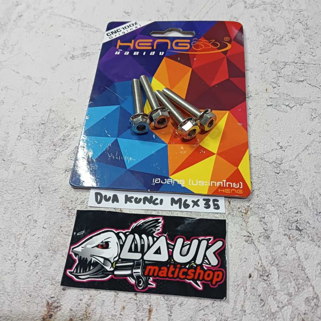 Jual baut cover radiator vario 125 150 160 heng 2 kunci / baut stainles ...