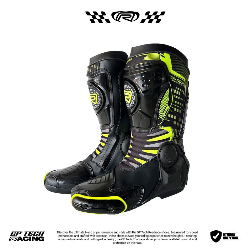 Jual Sepatu Roadrace Sepatu Touring ROB1 RCB1 GP Tech [Premium ...
