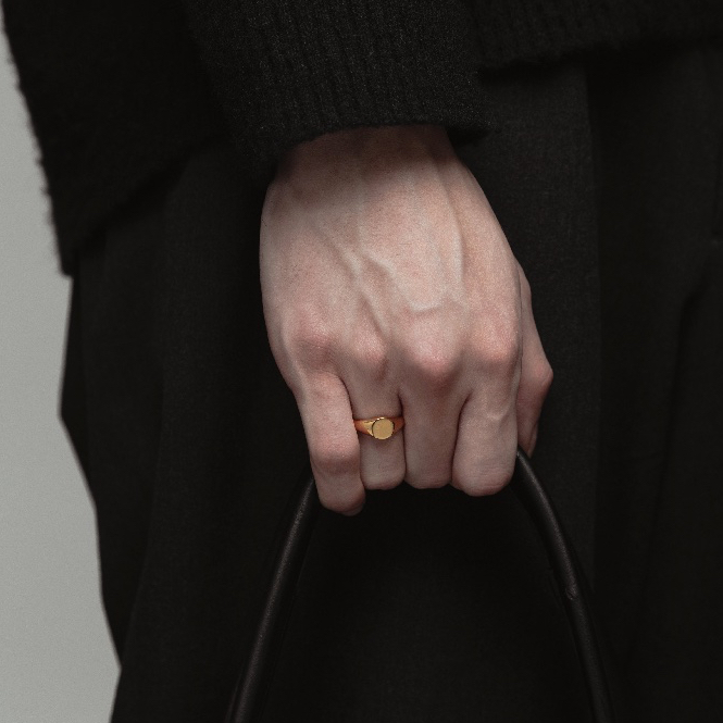 Jual Stuudio Particular CIRCLE Ring - Cincin Unisex 14K Gold Plated ...