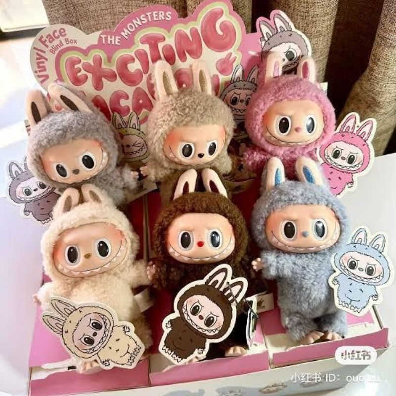 Jual READY LABUBU MACARON KEYCHAIN BONEKA POPMART LABUBU GANTUNGAN TAS ...