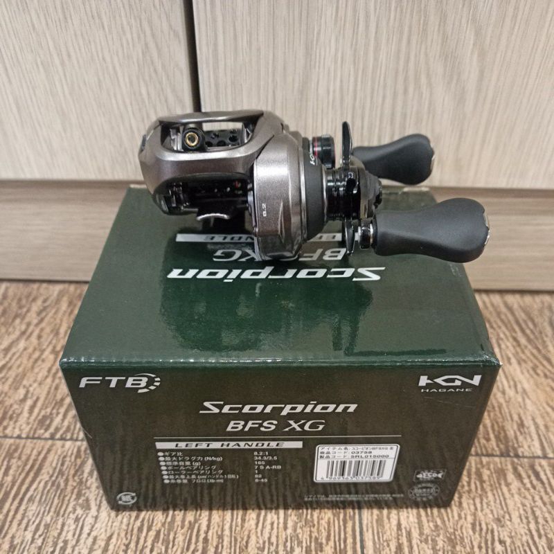 Jual Reel Pancing Shimano Scorpion Bfs Xg Baitcasting Shopee