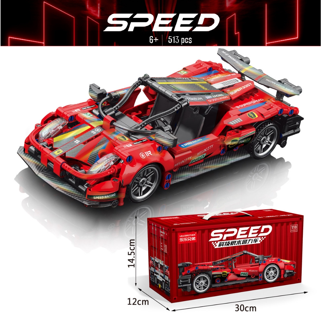 Jual LELE BROTHER Mainan Block DIY Lamborghini model Mobil sport