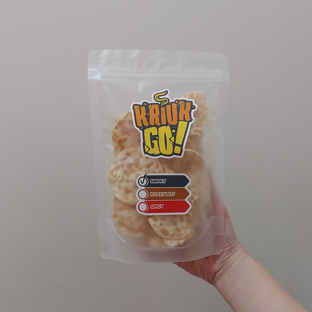 Jual Kriuk Go Keripik Tempe Asap Tanpa Pengawet / Kripik Tempeh / Snack ...