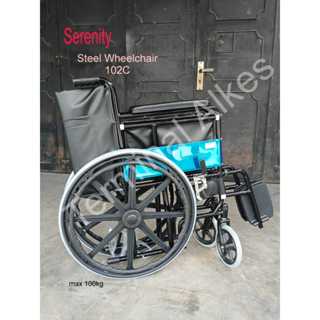 Jual Serenity Kursi Roda Standard Steel Wheelchair Velg Racing