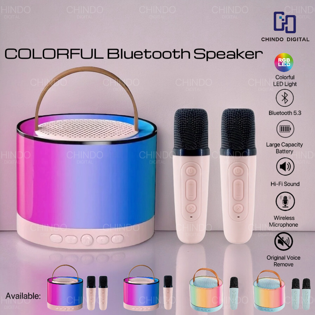 Jual [COD] Speaker K52 Bluetooth Mini Speaker Karaoke Speaker Portable ...