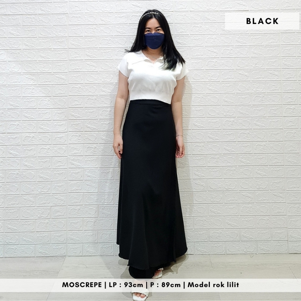 Jual 4593 Yujin Tied Long Skirt Rok Korea | Rok Lilit Wanita | Shopee ...