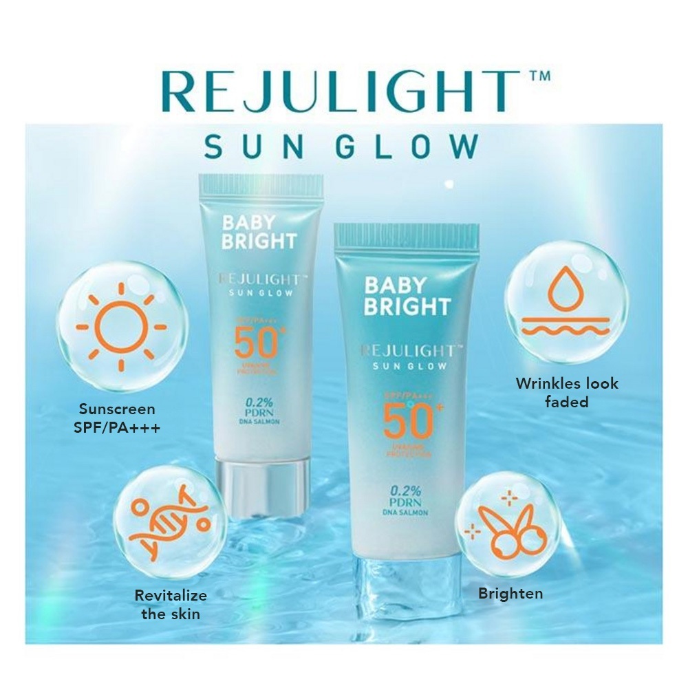Jual BABY BRIGHT Sunscreen Rejulight SPF50 PA+++ / Sun Protect | Shopee ...