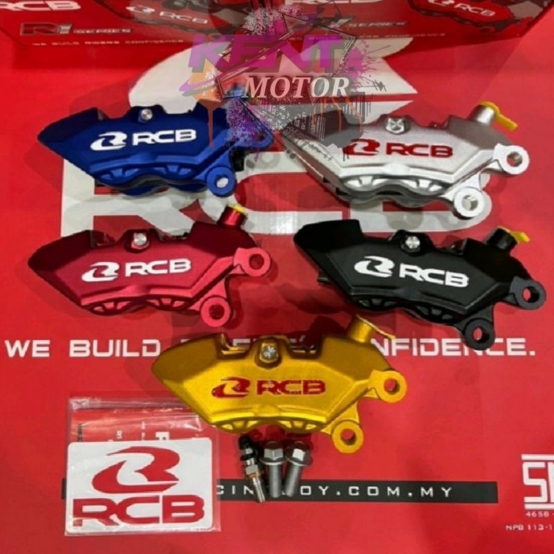 Jual Caliper - RCB R1 Series 4 piston NINJA/VIXION/CBR/R25/NMAX/AEROX ...
