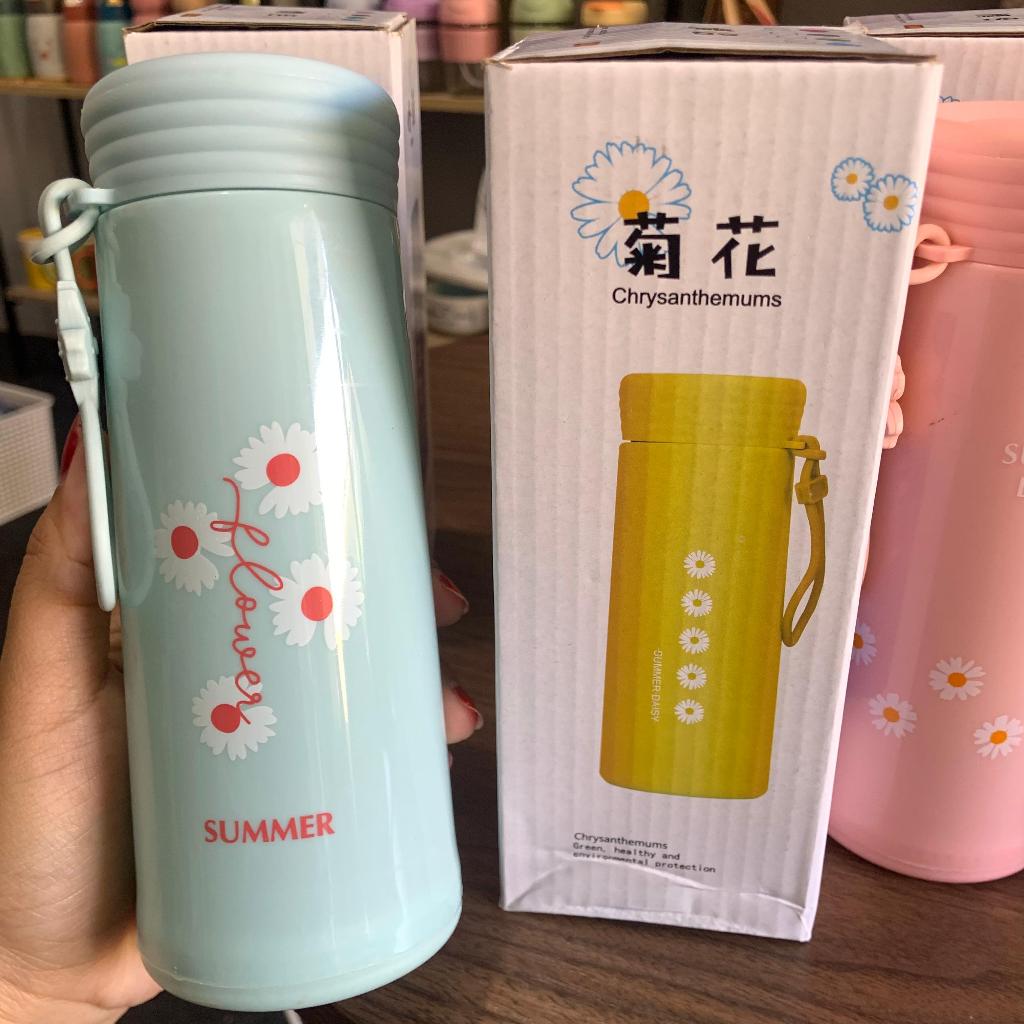 Jual Botol Kaca Daisy Bunga Summer 450ml Box | Shopee Indonesia