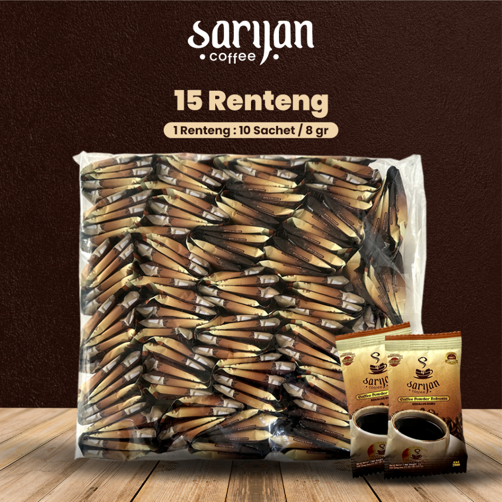 Jual SARIJAN SACHET (15 RENTENG) 150 pcs x 8gr Tanpa Kotak | Shopee ...