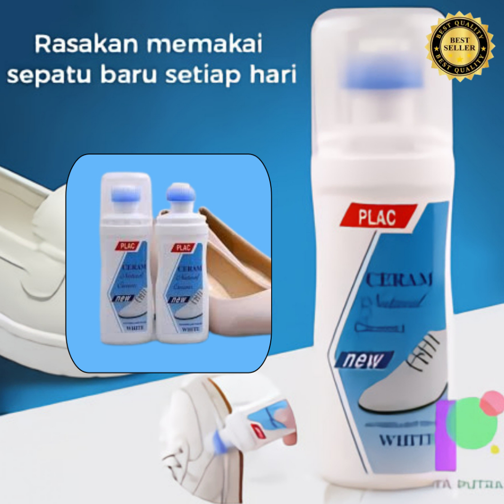 Jual Pembersih dan Pemutih Sepatu Cairan Pemberih Sepatu Putih Krim