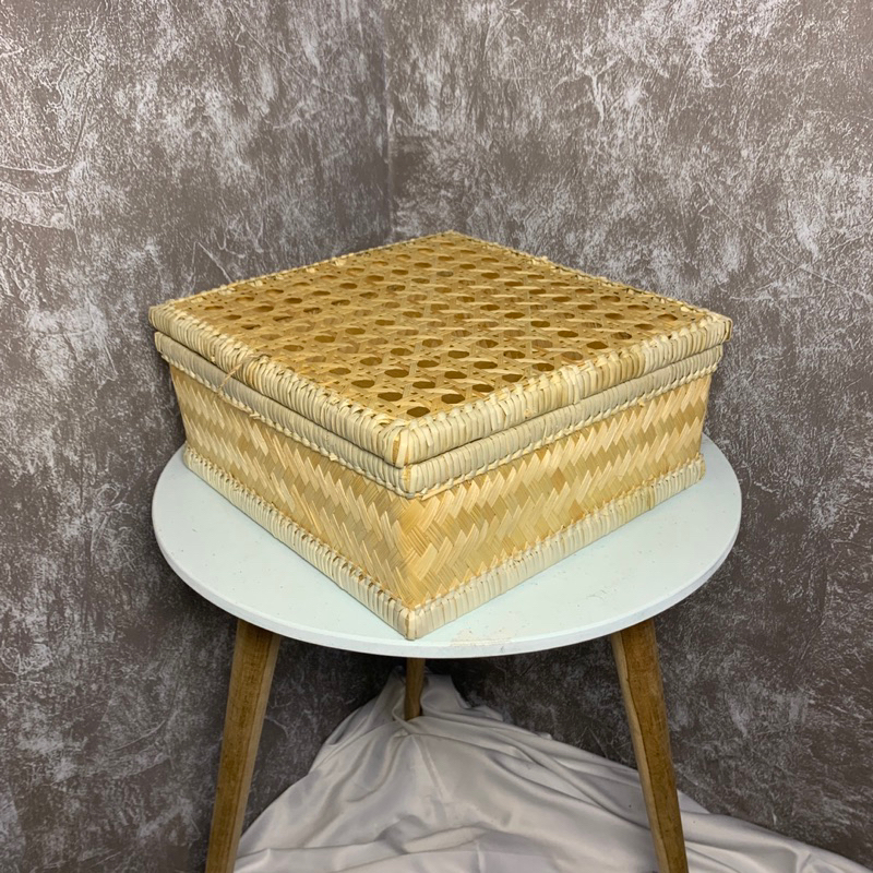 Jual Box Bambu, Keranjang hampers kue kering banbu | Shopee Indonesia