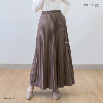 HAYNA Zoey Pleats Skirt (All Colors) Rok Wanita Plisket