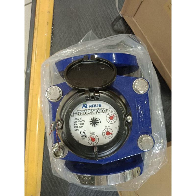 Jual Water Meter Arus 2 Inch Dn 50 Body Pendek Flow Meter | Shopee ...