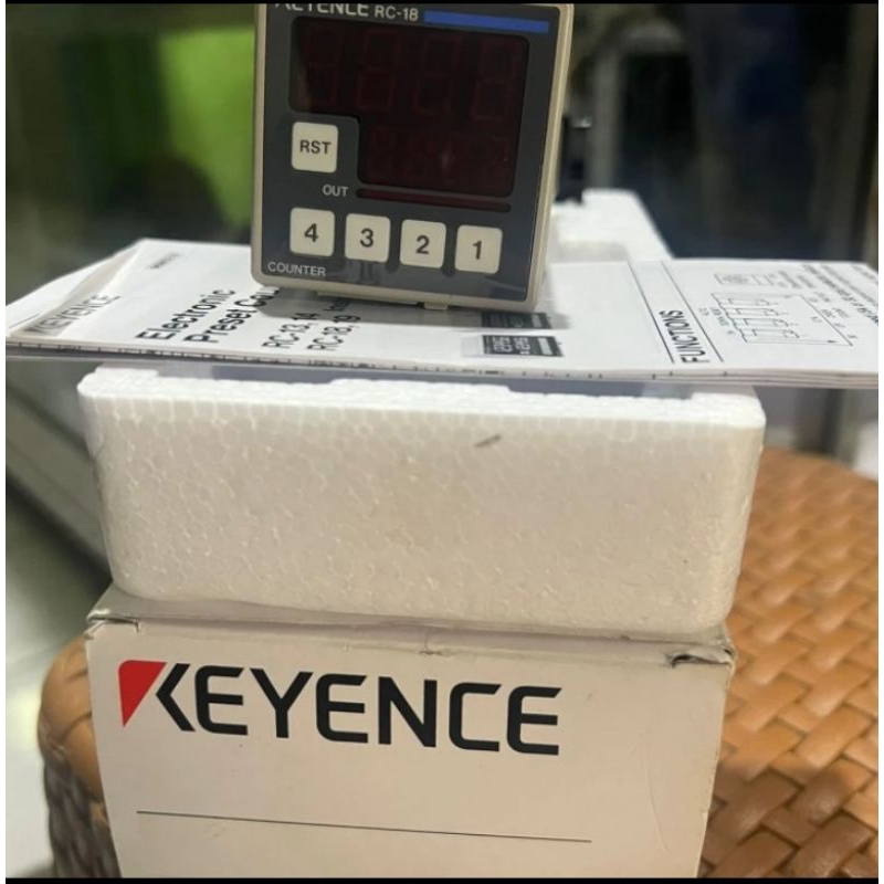 Jual PRESET COUNTER KEYENCE RC-18 ORIGINAL ASLI | Shopee Indonesia