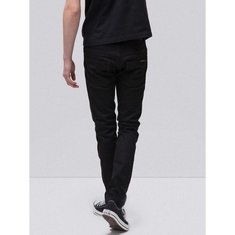 ☆極美品 nudie やさしけれ jeans THIN FINN COLD BLACK 34 
