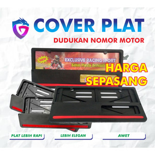 Jual COVER UTK PLAT NOMER MOTOR + BAUT / frame motor / sarung plat ...