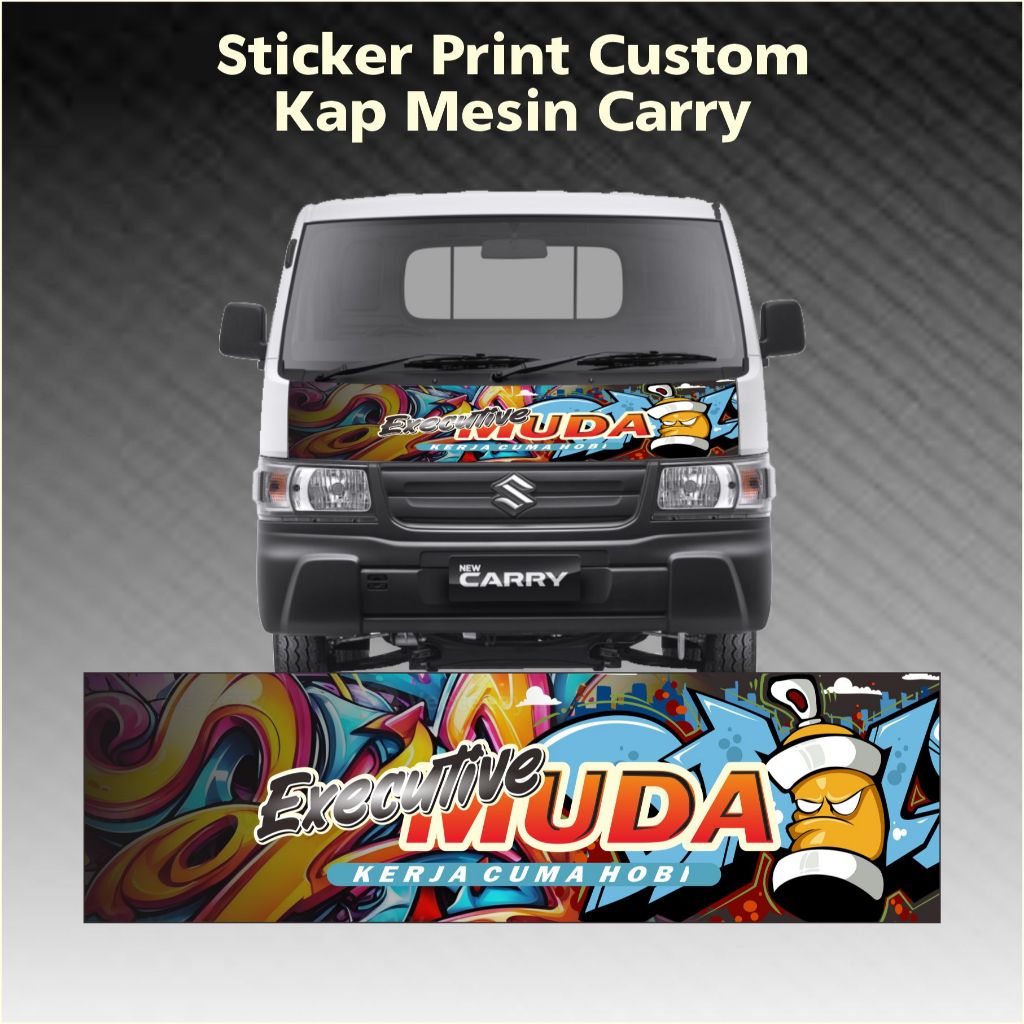 Jual Decal Sticker Kap Mesin Carry Tayo & Semua Jenis Mobil | Shopee ...