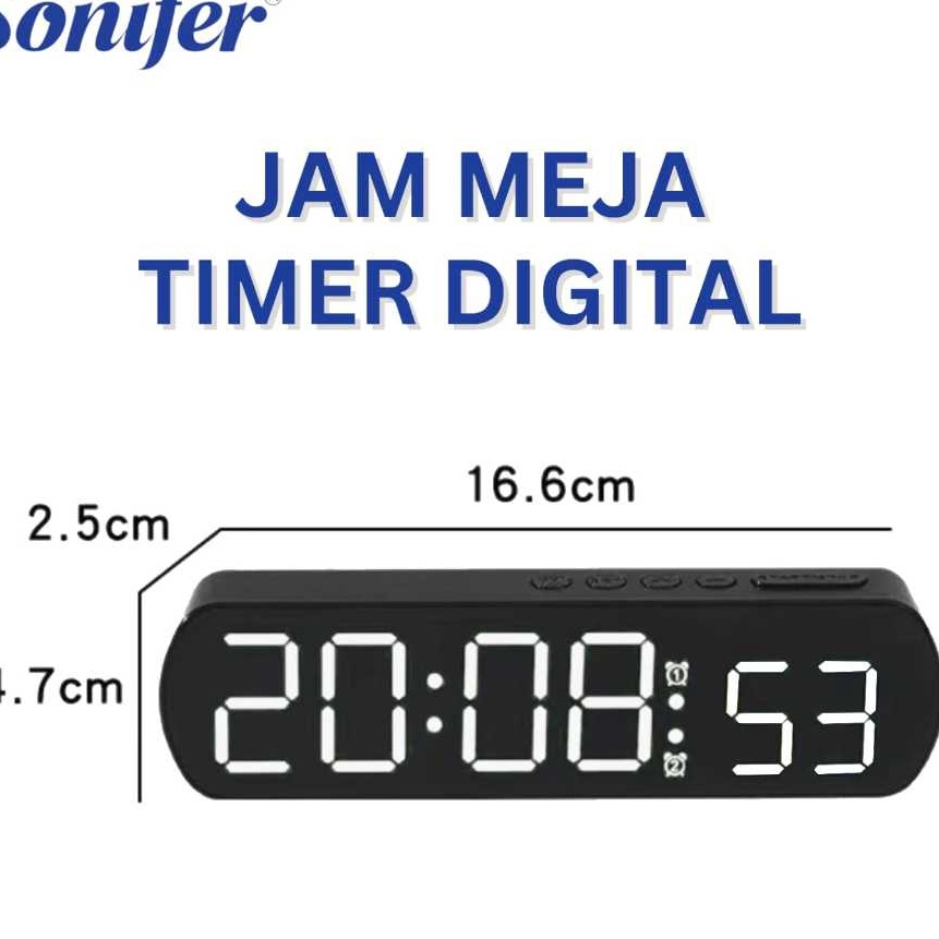 Jual KP8 Sonifer Jam Timer Digital Jam Meja Alarm Timer Dapur Timer ...