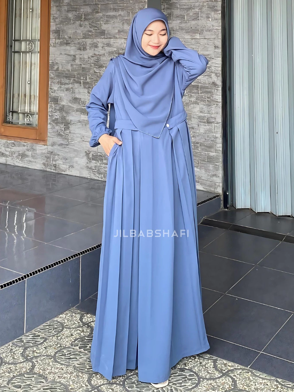 Gamis Nikita Wolfis Crinkle Premium