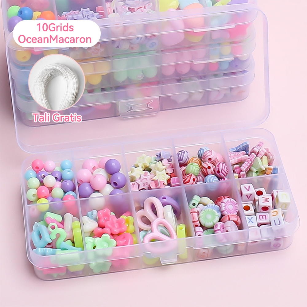 Jual Kyopta Beaded set kotak manik meronce Mainan edukasi kreatifitas ...