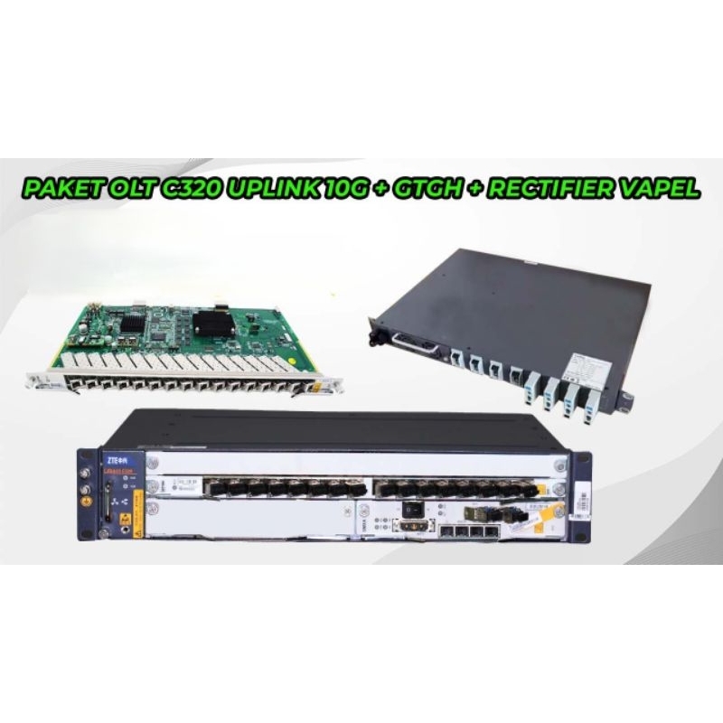 Jual OLT C320 Uplink 10G,GTGO/GTGH SFP C++, RECTIFIER | Shopee Indonesia