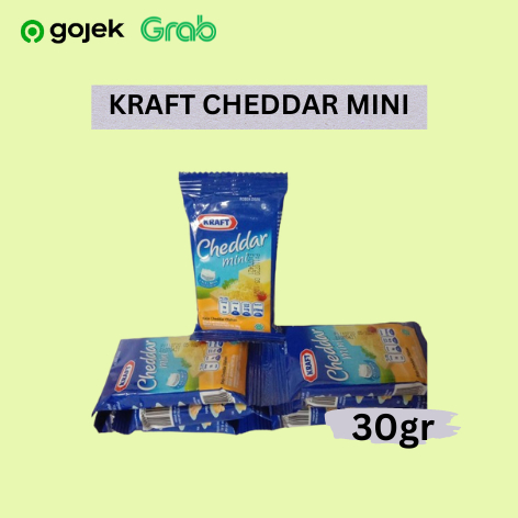 Jual Keju Kraft Cheddar Mini Renceng Isi 8 Sachet 30 gram | Shopee ...