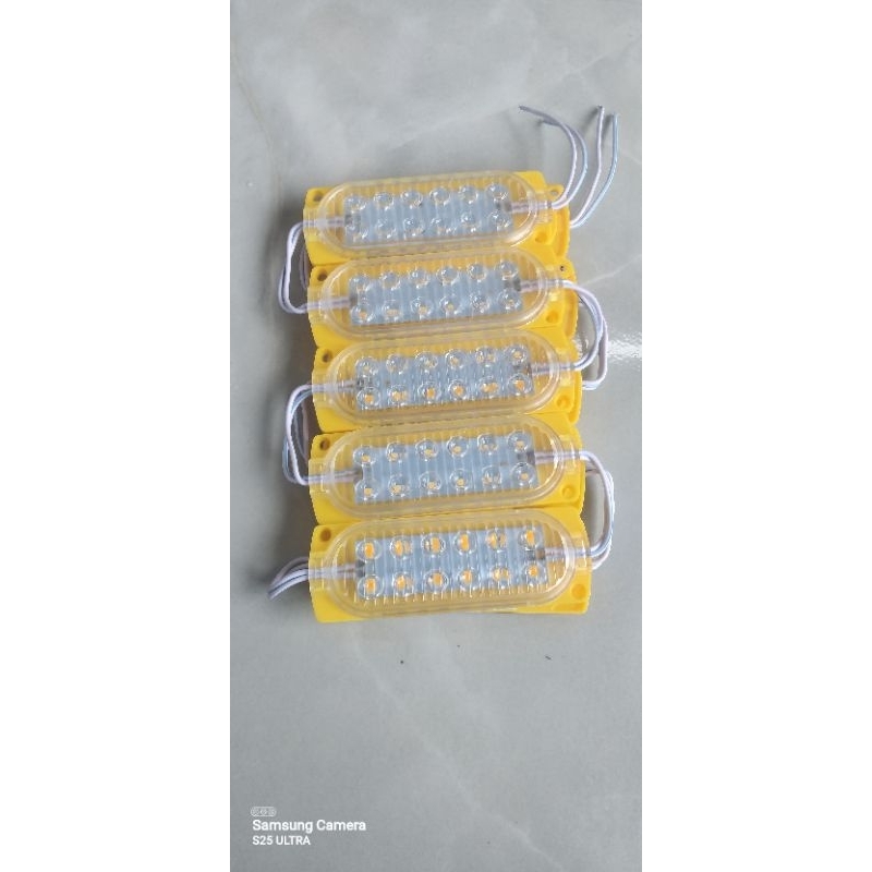 Jual LED RENTENG MODULE 12 MATA ULTRASONIC 24V WATERPROOF MODUL 2835 ...