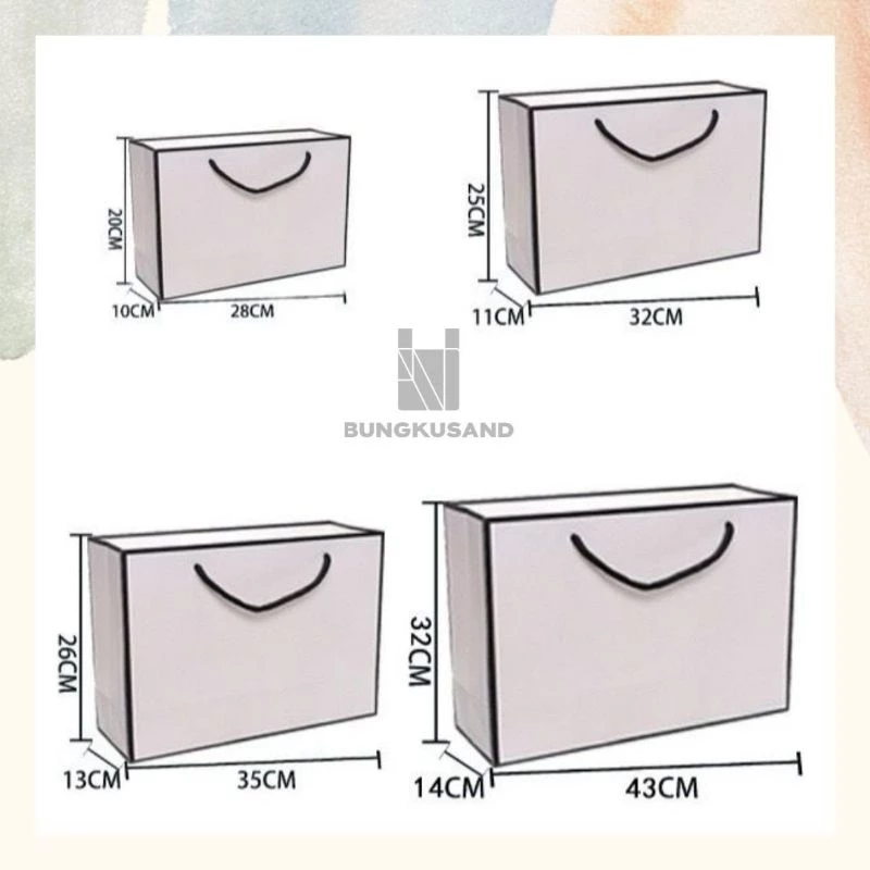 Paper Bag Putih Elegant Goodie Bag
