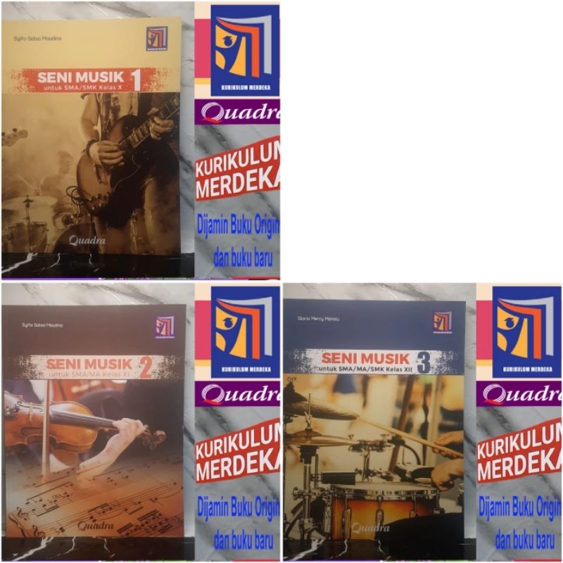 Jual Buku Seni Musik Quadra SMA Kelas 10-12 Kurikulum Merdeka | Shopee ...