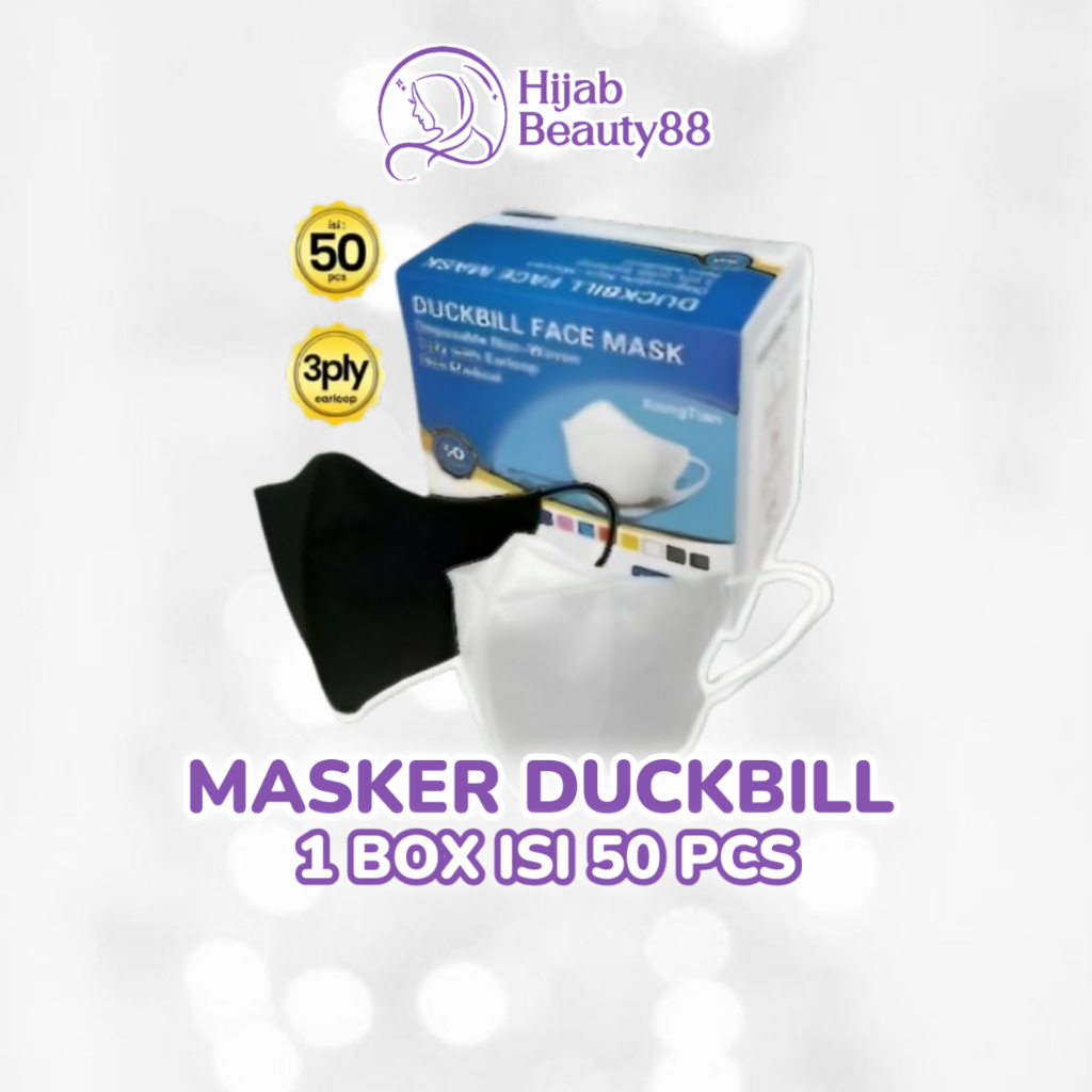 Jual Masker Duckbil / Duckbill 3 Ply Face Mask - 1 Box Isi 50 Pcs ...