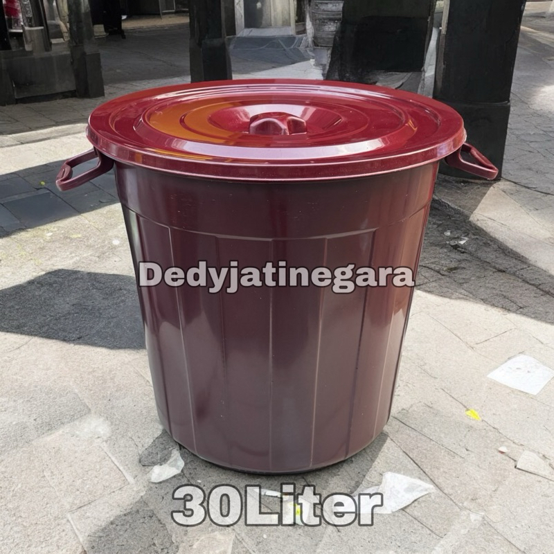 Jual Ember Plastik 30 Liter Maroon / Ember merk great Tempat ...