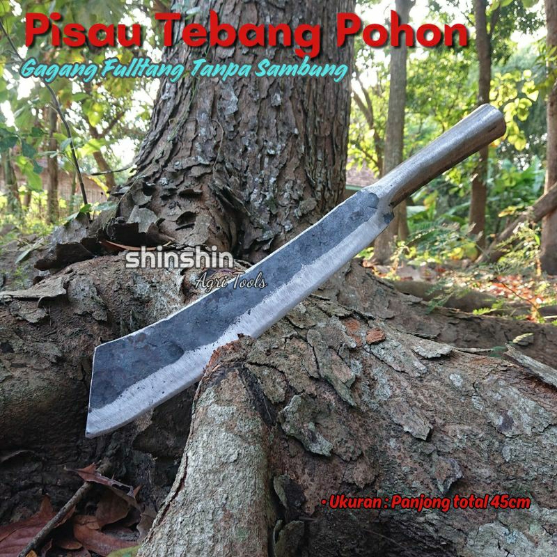 (FULLTANG) PISAU POTONG RANTING GAGANG FULLTANG/ PISAU TEBANG POHON/ PISAU KUPAS KELAPA POTONG BAMBU