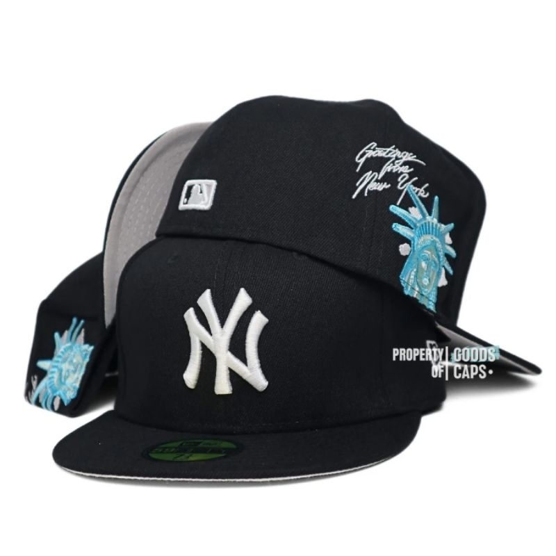 Jual Topi Baseball NY New York Fitted Built Up Full Tag Premium Topi NY ...
