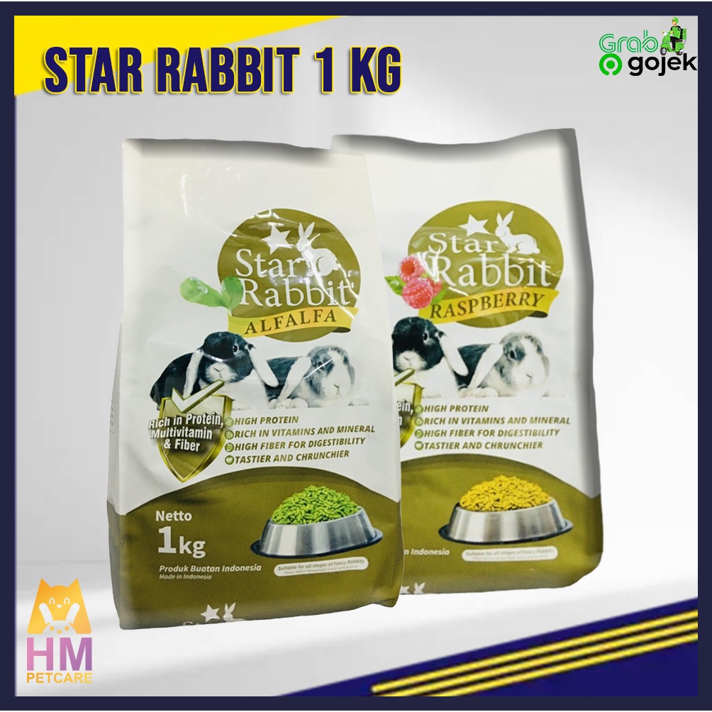 Jual Star Rabbit Freshpack 1 KG Makanan Kelinci Premium | Pakan Kelinci ...