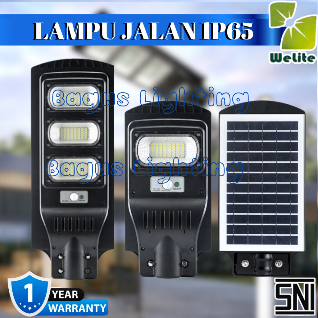 Jual Lampu Jalan LED PJU Tenaga Surya Solar Street Light IP 65 Remote ...
