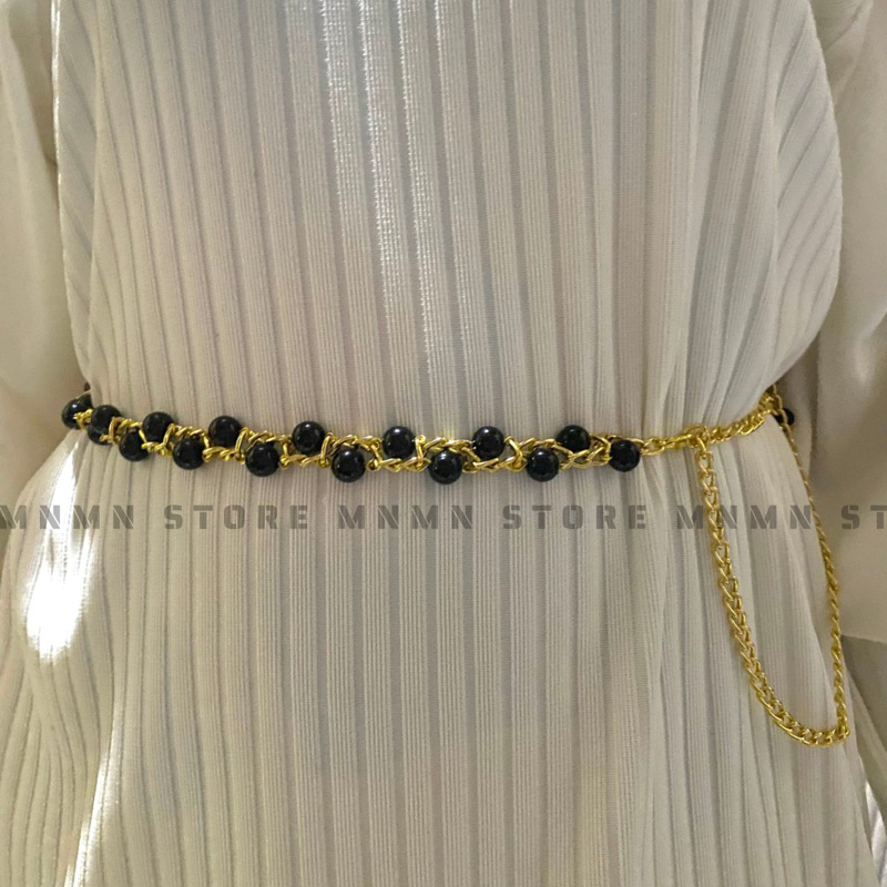 Jual MNMN - Belt Rantai Wanita // Ikat Pinggang Ulir // Belt Rantai ...