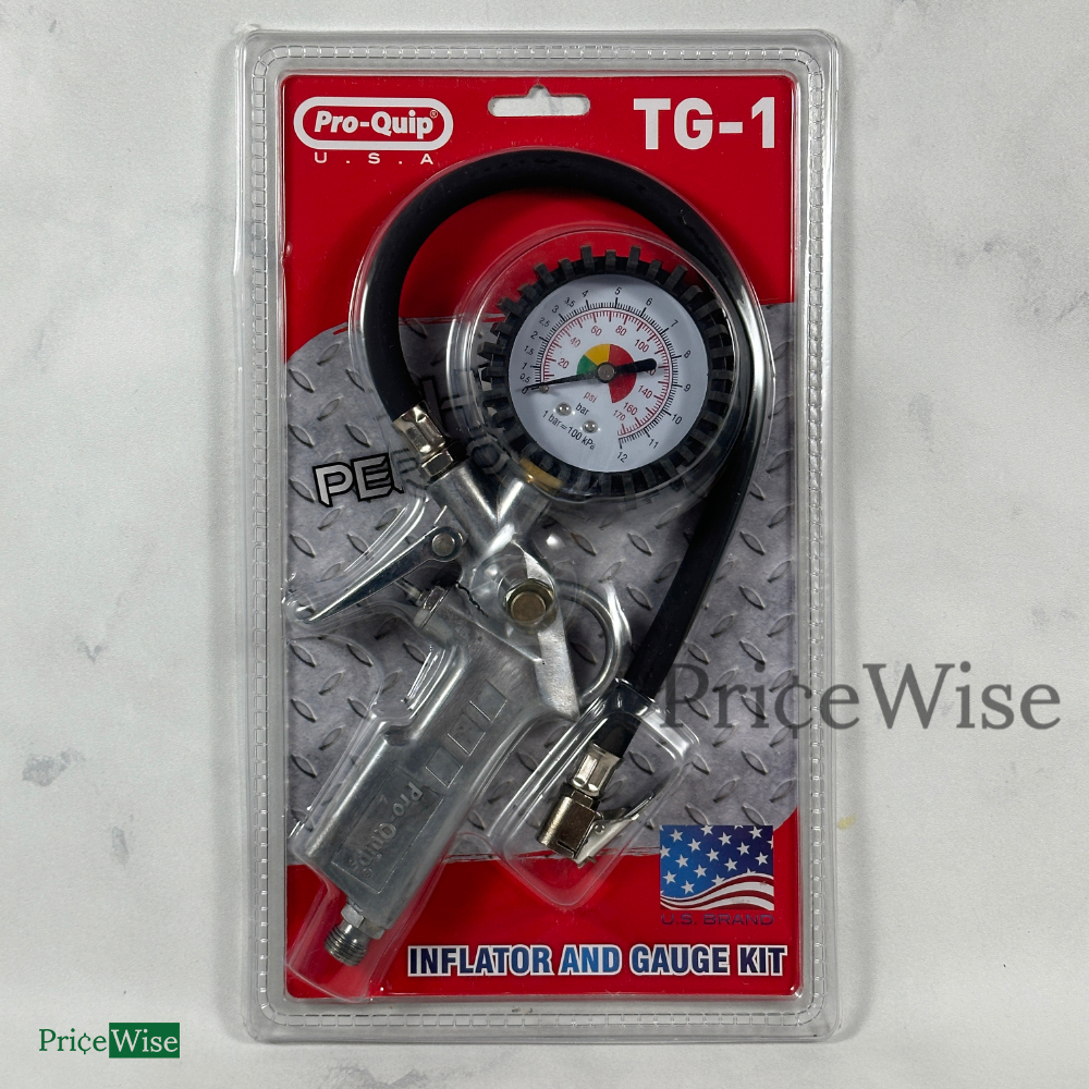 Jual Alat Isi Ukuran Angin Ban Pro Quip TG-1 / Tire Inflator Gauge Kit ...