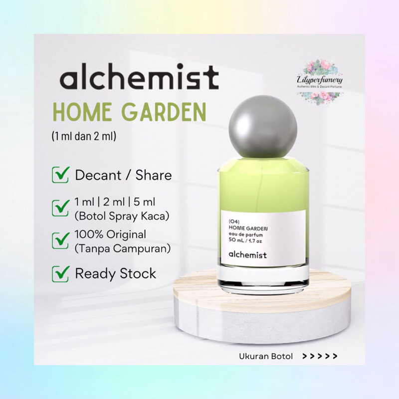 Jual Parfum Decant / Share ALCHEMIST HOME GARDEN EDP 1 ml | 2 ml ...