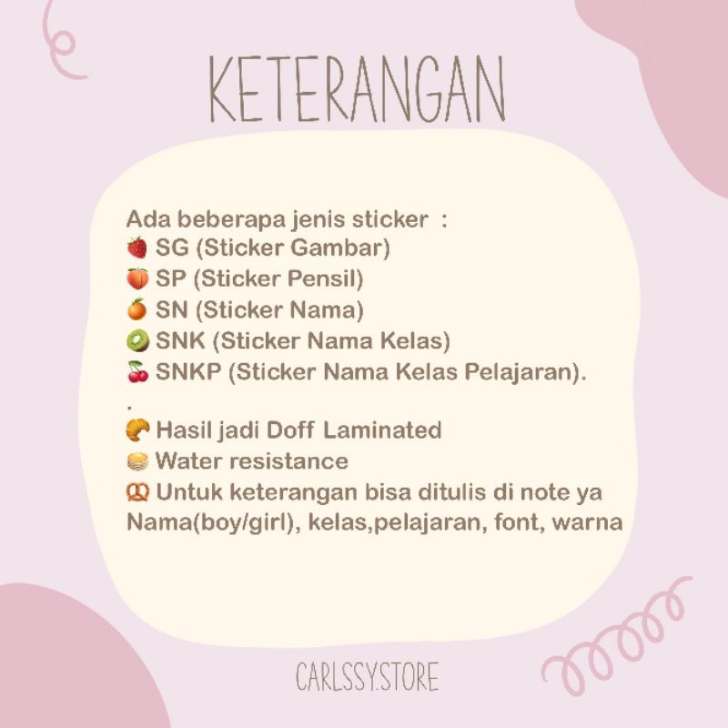 Jual Sticker Nama Custom - Animal Cars | Shopee Indonesia
