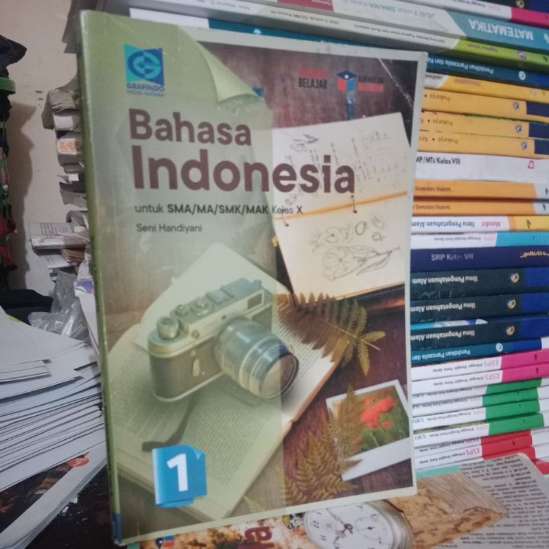 Jual buku bahasa Indonesia SMA kelas 1-10 penerbit grafindo | Shopee ...