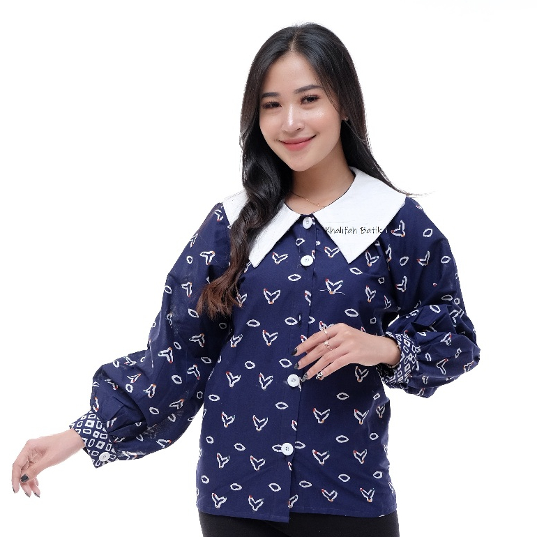 Kemeja Lengan Panjang Jytte Brown