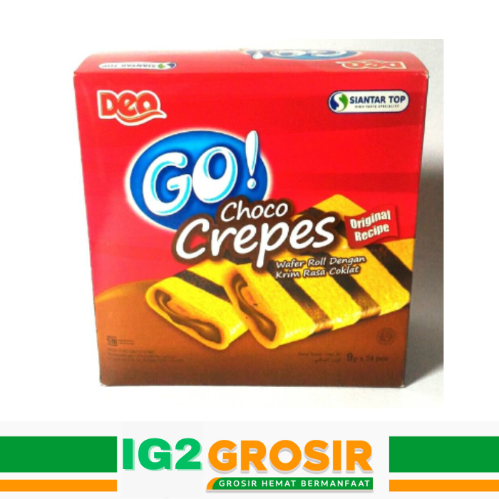 Jual Go Choco Crepes 1 Box isi 24 bungkus | Shopee Indonesia