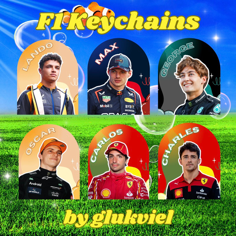 Jual KEYCHAIN F1 DRIVERS / GANTUNGAN KUNCI FORMULA 1 / FORMULA ONE BAG ...