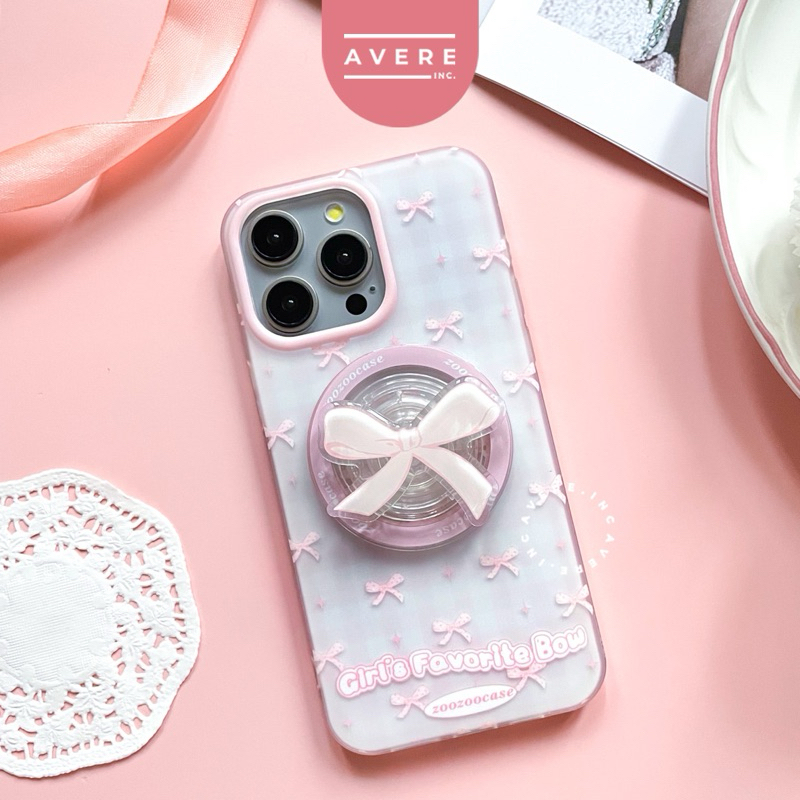 Jual NEW!! CASE PINK BOW MAGNETIC IPH 16 PROMAX 16 PRO 16 15 PROMAX 15 ...
