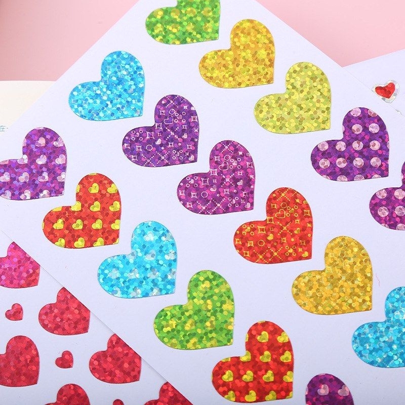 Jual BARU!! 1 LEMBAR STIKER MOTIF LOVE COCOK UNTUK REWARD STICKER ATAU ...