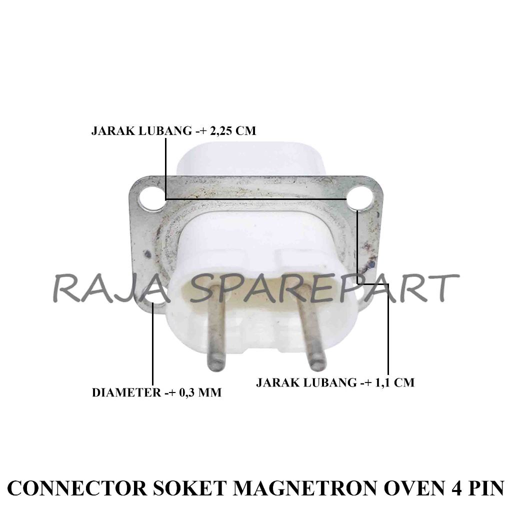 Jual BKP560 CONNECTOR 4 PIN / KONEKTOR OVEN MICROWAVE / CONNECTOR SOKET ...