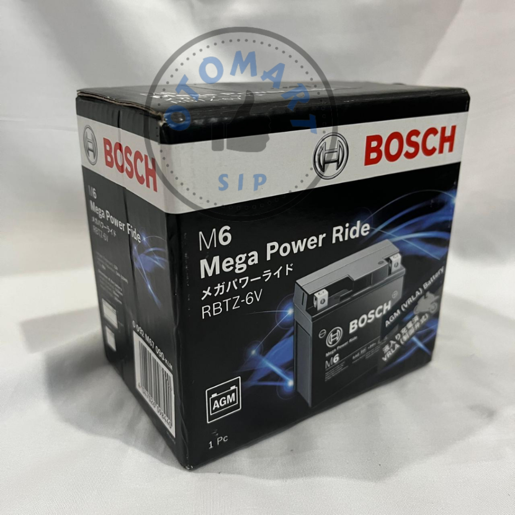 Jual Aki Kering Motor Maintenance Free Bosch RBTZ-6V | Shopee Indonesia