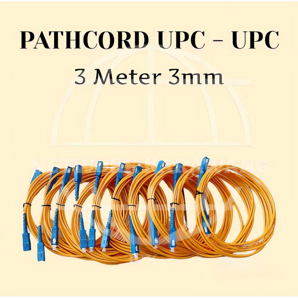Jual PATHCORD UPC TO UPC 3 METER 3MM | Shopee Indonesia